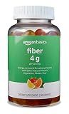 Amazon Basics Soft Fiber Gummies for Digestive Health and Regularity, Orange, Lemon & Strawberry Flavors, 90 Count, Pack of 1 (Previously Solimo)