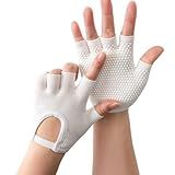 Ralondbey Silicone Antislip Five Finger Workout Glove - Weight Training Gym Glove for Women & Men