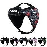 ROAR-INT Wrestling Headgear Men BJJ Ear Guard Protection MMA Grappling Cauliflower Helmet (Red, One-Size)