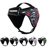 ROAR-INT Wrestling Headgear Men BJJ Ear Guard Protection MMA Grappling Cauliflower Helmet (Red, One-Size)