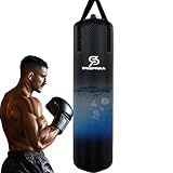 SAEEPABUL Water Punching Bag Boxing 4FT Heavy Bag for Boxing Adjustable Weight 60 to 110 lbs Aqua Training Bag Anti Leak Heavy Duty Water Bag for Adults Versatile Heavy Punching Bag Ideal for Training