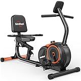 Recumbent Exercise Bike for Home,Recumbent Stationary Bikes for Adults & Seniors,Load Capacity of 400 pounds,Equipped with 16 Adjustable Gears, and Soft Adjustable Seats