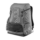 TYR Alliance Backpack - Wet/Dry Athletic Gym and Pool Bag for Men and Women - Separate Wet/Dry Compartments, 45L Capacity, Ergonomic, Water-Resistant - Available in Team Colors