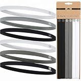 Thin Elastic Sports Headbands - Workout, Running, Soccer for Women & Men
