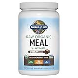 Garden of Life Meal Replacement Shakes, Raw Organic, Chocolate Protein Powder with Plant Based Pea Protein, Sprouts, Greens, Probiotics, Dairy Free 28 Servings