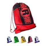 Ringside Boxing Gym Lightweight Glove Bag, One Size, Red/Black