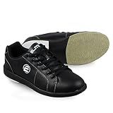 Elite Men's Classic Casual Black Bowling Shoes Medium Width Size 14