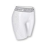 RIP-IT Period-Protection Pro Softball Sliding Shorts, Padded Compression Shorts for Women White