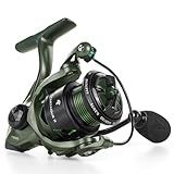 KastKing Spartacus II Spinning Reel – Sealed Carbon Fiber 22LBs Max Drag – 7+1 Stainless BB for Saltwater&Freshwater – 5.2:1 Gear Ratio – Size 500&1000 Perfect for Ice Fishing