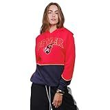 Ultra Game WNBA Official Womens Super Soft Stellar Hoodie Sweatshirt, Indiana Fever, Team Color, X-Large