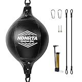NDNRTA Double End Bag, (Classic Style Upgraded),Improve Reaction Speed, Boxing Equipment, Durable, Double End Punching Bags, Punching Bag, Home Gym, Floor to Ceiling, for Boxing