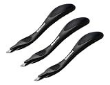 Bostitch Office Professional Push Style Easy Staple Remover, Black, 3-Pack (30000-BLK-3PK)