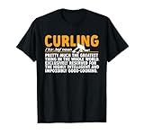 Curling Stone Winter Sports Curling Definition Curler T-Shirt