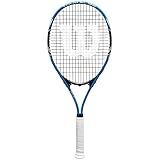 Wilson Tour Slam Lite Adult Recreational Tennis Racket - Grip Size 3 - 4 3/8", Blue/Black