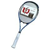 Wilson Tour Slam Lite Adult Recreational Tennis Racket - Grip Size 3 - 4 3/8", Blue/Black