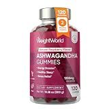 WeightWorld Ashwagandha Gummies for Stress Relief, Sleep & Energy, 120 Ct