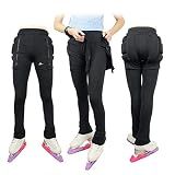 Skating Spirit Zip-on Zip-Off Padded Shorts Protective Crash Pants Tailbone Hip Butt Pad for Skating Skateboarding Skiing