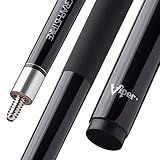Viper by GLD Products Graphstrike 58" 2-Piece Pool Cue, Black, 19 Oz
