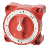 Blue Sea Systems e-Series Battery Switch Selector 4 Position, 32V DC, 325A Red, 9001e