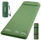 OGERY Self-Inflating Sleeping Pad, 3" Memory Foam Camping Mattress | Built-in Foot Pump, Insulated Foam, Memory Foam, Car Camping, Tent Camping, Backpacking, Compact Storage, 4-Season