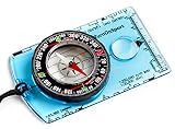 Orienteering Compass Advanced Scout for Hiking Camping Navigation Blue