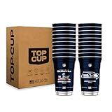 Top Cup NFL Seattle Seahawks Champions 20 oz Reusable Aluminum Cups 20 Count | Officially Licensed, Durable, Reusable & Recyclable, Made in USA