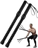 2PCS Weighted Ropeless Battle Ropes, Heave Duty Home Gym Battle Rope for Advanced Fitness Training, Portable Arm Exerciser Ropes for Strength Building, Durable Core Strength Arm Muscle Builder Ropes