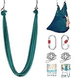 5.5 Yards Aerial silks swing outside yoga hammock,Aerial silk start set