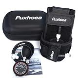 Puxhoea BFR Blood Flow Restriction Bands for Arms Legs Occlusion Training,Build Muscle Without Weightlifting Accurate Pump to Precisely Apply Pressure, for Men and Women Fitness Workouts (2 Leg Bands)
