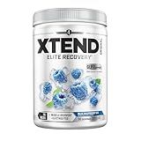 Xtend Original BCAA Powder, 7g BCAAs and 2.5g L-Glutamine for Muscle Recovery Hydration and Lean Muscle, Sugar Free Intra and Post Workout Drink with Electrolytes, Blue Raspberry Ice, 30 Servings
