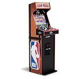 ARCADE1UP NBA Jam Deluxe 2-Player Control Panel Arcade Machine, Built for Your Home, 5 Foot Tall Cabinet with 3 Classic Games