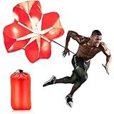 EastyGold Running Speed Chute Resistance Parachute 56 inch Powerchute Umbrella Training Sprint Power Soccer Trainer for Runner, Football, Soccer Drilling