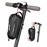 flintronic Scooter Storage Bag, 2L Large Capacity Scooter Handlebar Bag, EVA Handlebar Waterproof Front Bag for Carrying Phone, Wallet, Repair Tools, Charger Tools