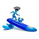 Surfer Dudes Legends & Surfer Pets Wave Powered Mini-Surfer, Pet and Surfboard Beach Toy - H2O and Rusty