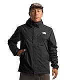 The North Face Men's Antora Jacket (Standard & Big Size) - Waterproof & Windproof Rain Coat, Secure Zip Hand Pockets, TNF Black-NPF, Large