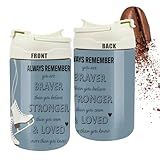 Ice Skate Gifts Skating Lover 17.5oz (500ml) Stainless Steel Water Bottle with Silicone Straw and Carry Handle Portable Thermal Mug Sport Skater Gift (Bottle-Skate AL)