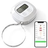 arboleaf Digital Body Tape Measure, 60in Body Measuring Tape, Bluetooth Measuring Tape for Body Measurements with App, Body Fat Measurement Device for Weight Loss, Locking, Retractable