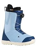 Burton Men's Moto BOA Snowboard Boots, Nightfall/Dusty Blue, 14
