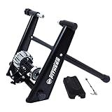 Bike Trainer Stand Steel Bicycle Exercise Fluid Magnetic Stand with Front Wheel Riser Block
