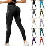 3D Anti Cellulite Compression Resistance Band Leggings for Women Butt Lifting Tummy Control Yoga Workout Slim Pants Plus Size High Waist Sprots Gym Ladies Casual Legging Tights 2026 Black 2XL