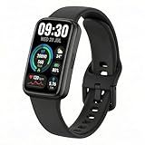 Motivaris Fitness Tracker for Men & Women with 1.47” HD Display, Heart Rate & SpO2 Tracking, Sleep & Activity Monitor, 100+ Sports Modes, 3ATM Waterproof Smart Band, Works with Android & iOS, Black
