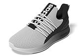 adidas Men's Lite Racer Adapt 7.0 Sneaker, White/Black/White, 11