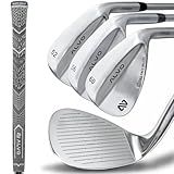 ALVO GOLF Premium Golf Wedges 52/56/60 Sets or Individual Wedges - 52 degree Gap Wedge, 56 degree Sand Wedge, 60 degree lob Wedge Golf Club - Pitching Wedge for Men Right Hand - Wedges Golf - Max spin