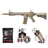 Lancer Tactical Gen 2 Airsoft M4 Carbine 10" KeyMod Piactinny AEG Rifle-1000 Rounds 0.20g BBS, 9.6v Nimh Battery & Charger Included