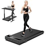 Walking Pad Treadmill for Home - Under Desk Walking and Running Portable Electric Machine Adjustable Slim Compact with 0.6-4.0MPH Modes Max up 265 Lbs with Remote Control for Home Office