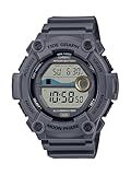 Casio Tide Graph Moon Phase Men's Sports Watch w/Illuminator (Model WS-1300H-8AV Gray)
