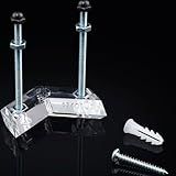 Arkorus Skateboard Wall Mount – Premium Clear Skateboards Hanger, Great Gifts for Skateboarders, Vertical Deck Display & Storage Rack, Durable Acrylic Floating Holder to Store Decks & Longboards