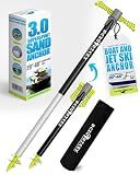SandShark Patent Pending Supersport 3.0 Boat Anchor - Shallow Water Anchor Pole - Great Jet Ski, PWC, Pontoon Boat Accessories for Beach and Sandbar - Adjusts 29"-48" w/Case
