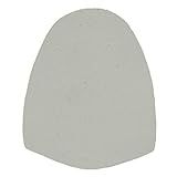 bowlingball.com Replacement Bowling Shoe Slide Soles (Microfiber (S8)) White