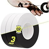EAGLES Finger Tape 2, 3, 6 or 12 Pack Black or White | Residue Free Skin Friendly Strong Athletic Sports Tapes | 0.5” x 45 Ft for BJJ Jiu Jitsu Grappling MMA Knob Tape Weight (White, 3 Pack)